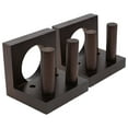 thumbnail image 1 of CATIEBYE 2Pcs Wall Mount Baseball Bat Organizer Made from Solid Wood Coffee Color, 1 of 8