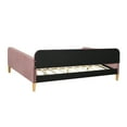thumbnail image 5 of Euroco Upholstered Full Size Sofa Bed, Tufted Daybed with Armrest for Living Room, Pink, 5 of 10