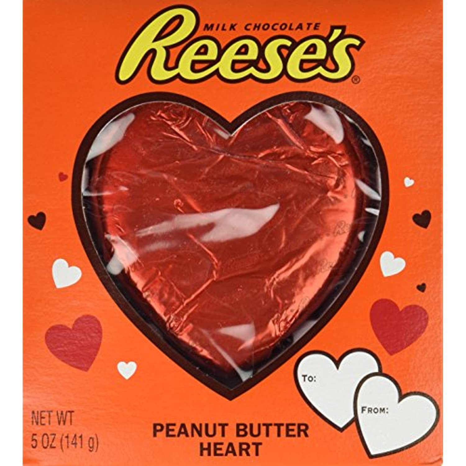 Reeses Valentines Peanut Butter Heart, 5Ounce Packages (Pack Of 2