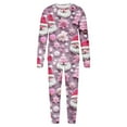 thumbnail image 2 of Odeerbi Christmas Pajamas for Family Holiday Long Sleeve Family Christmas Pajamas Matching Sets Mom Parent-Child Printed Home Wear Two-Piece Sleepwear Xmas Family Matching PJs Set Purple, 2 of 5