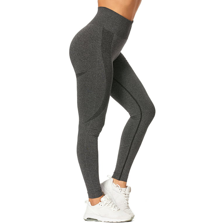 Womens Leggings-No See-Through High Waisted Tummy Control Yoga Pants  Workout Running Legging - Plus Size 