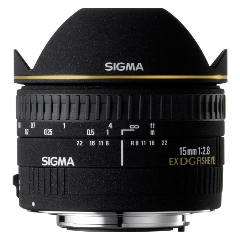 Sigma 8mm F3.5 EX DG Circular Fisheye Lens for Full-Frame DSLR