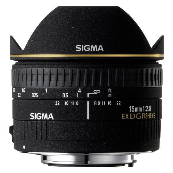 Sigma 15mm f/2.8 EX DG Diagonal Fisheye Lens for Nikon SLR Cameras
