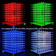 thumbnail image 3 of iCubeSmart 3D8P Led cube kit DIY electronics kit 8x8x8 Learning to soldering project kit Best gift for children(3D8P-MULTI), 3 of 7