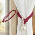thumbnail image 6 of chaungfeng Curtain Tiebacks Curtain Ties For Drapes Adjustable Curtain Tie Backs Modern Curtain Holdbacks For Thin Or Thick Home Office Window Draperies, 6 of 7