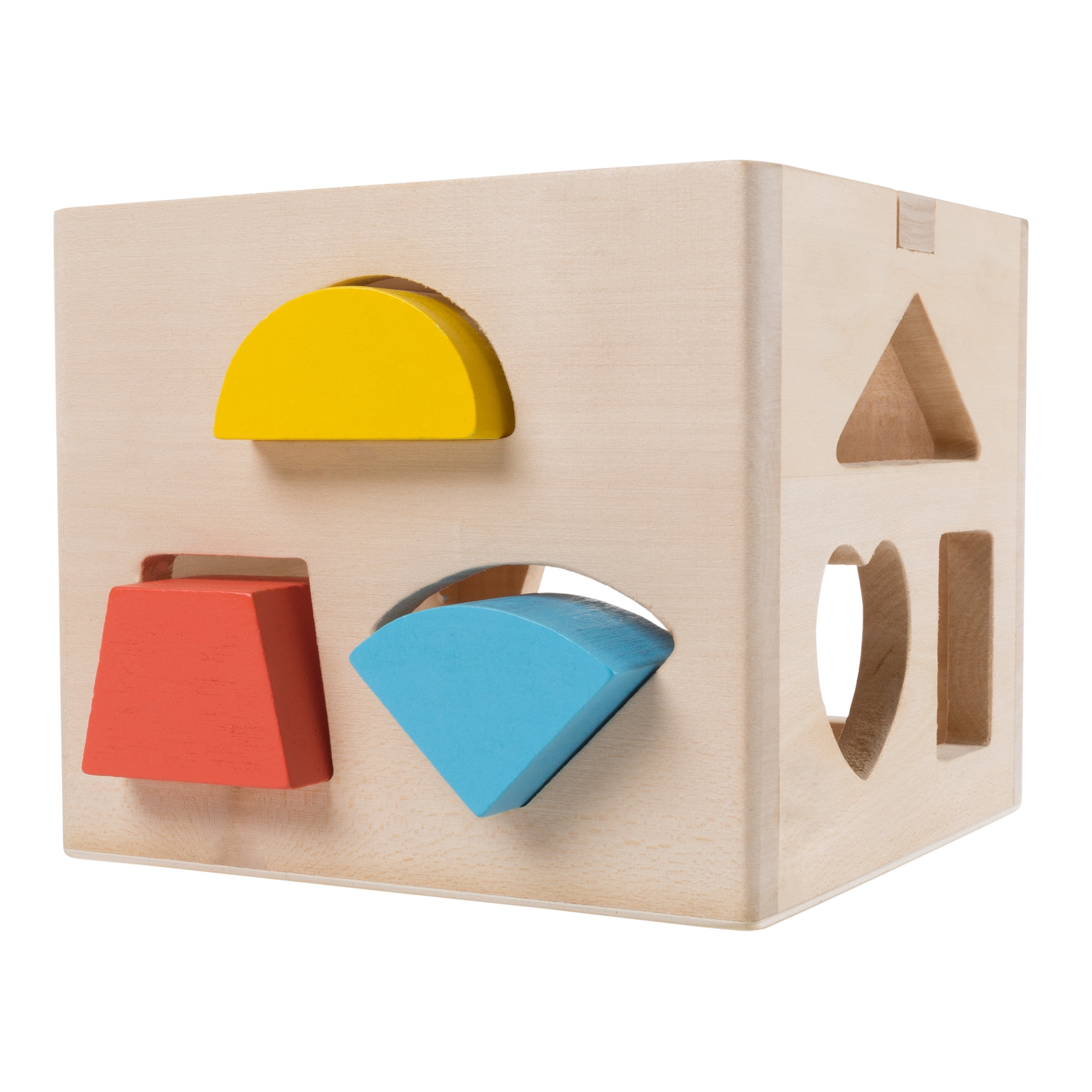 wooden shape sorter puzzle
