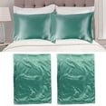 thumbnail image 1 of Funda De Almohada De Satén, 2 Piezas De Almohada Lujosa Y Sedosa Fundas De Almohada De Almohada De Almohada De Almohada Cubierta De Almohada Suave Con Bachas Selladas Para, 1 of 7