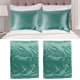 thumbnail image 1 of Funda De Almohada De Satén, 2 Piezas De Almohada Lujosa Y Sedosa Fundas De Almohada De Almohada De Almohada De Almohada Cubierta De Almohada Suave Con Bachas Selladas Para, 1 of 7
