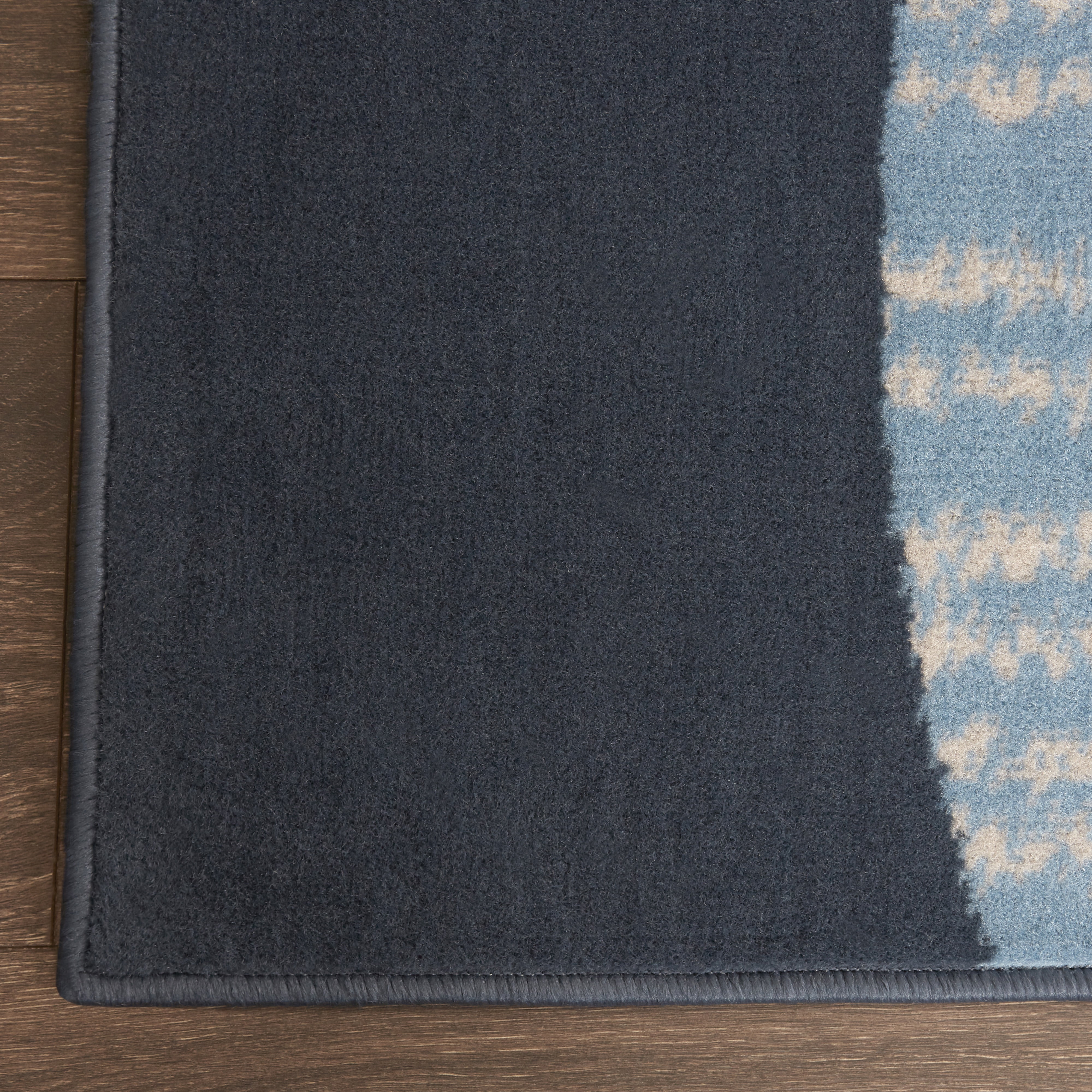 Home Dynamix Premium Indus Contemporary Geometric Area Rug, Dark Blue/Blue, 3'7"x5'2"