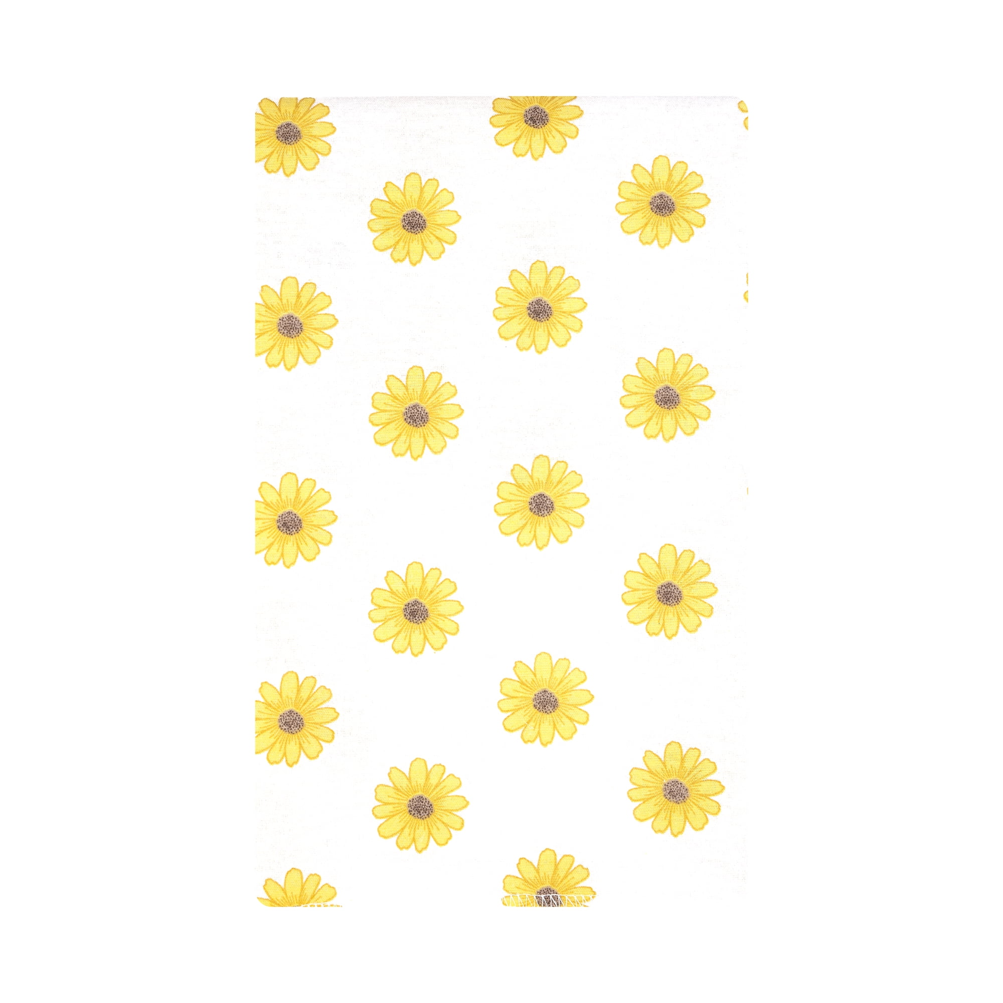 Hudson Baby Unisex Baby Cotton Poly Flannel Burp Cloths, Yellow Daisy, One Size