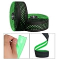 thumbnail image 4 of 2x EVA PU Guidon Guidon Bande Bande de Barre de Poignée Vélo de Course Wraps Anti Slip Wrap Vert, 4 of 8
