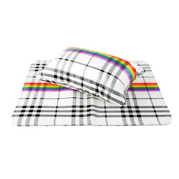 Reposabrazos para uñas, almohada de mano para manicura de mármol, almohadilla de mano de cuero PU, alfombrilla de escritorio plegable antideslizante, mesa de escritorio para decoración de uñas