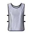thumbnail image 1 of Toptie Training Vests Soccer Pinnies Football Jersey, Pinnies for Soccer Team, Adult / Child-Silver-YM(Child), 1 of 7