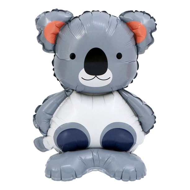 Conjunto de globos con forma de corazón de papel de aluminio azul 18 pulgadas Inteprter Fiesta Decoración Gris