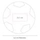 thumbnail image 3 of Pelota antiestrés forma balón fútbol-Fútbol, 3 of 3