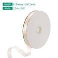 thumbnail image 2 of Uxcell Satin Ribbon, Single Face Polyester Satin Ribbon for Gift Wrapping, Crafts Beige 5/8 inch, 2 of 3