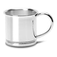 thumbnail image 1 of Cunill Tasse pour Bébé en Forme de Perle d'Argent en Plaque d'Argent, Grande Taille, 1 of 3