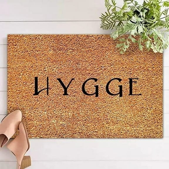 Doormat Indoor Entrance Welcome Hygge Front Porch Door Mat Entrance Home Welcome Mat Balcony Patio Cute Mat 18x30 Inch