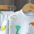 thumbnail image 7 of NOLDARES Boys Pajamas Cotton Planet Pjs Toddler 2 Piece Kids Clothes Set Fall Winter Sleepwear 6-12 Months 12-24 Months 2t 3t 4t 5t 6t 7t 8t 9t Children,Light Blue,6-12 M, 7 of 7