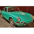 thumbnail image 1 of Green Porshe - CANVAS OR FINE PRINT WALL ART, 1 of 1