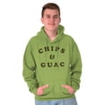 thumbnail image 5 of Chips & Guac Food Lover Workout Gym Hoodie Sweatshirt Women Men Brisco Brands M, 5 of 6