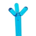 thumbnail image 2 of Plastic Cup Holder Folding Pull-out Drain Glass Bottle Cup Holders Cup Storage Rack for 7 Cups (Blue), 2 of 8