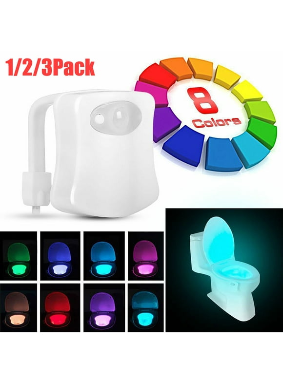 Toilet Bowl Lights in Night Lights
