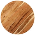 thumbnail image 6 of vidaXL 27.6" Iron Solid Acacia Wood Round Outdoor Bistro Table, Natural, 6 of 10
