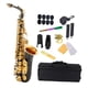 thumbnail image 5 of Saxofón alto en mi , clarinete con estuche de transporte, con almohadillas de saxofón, instrumento musical de latón para reuniones familiares, 5 of 6