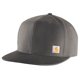 thumbnail image 1 of Cap Carhartt Firm Duck Flat Brim para hombre, color gris, 1 of 2