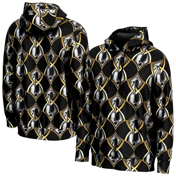 Youth ProSphere Black Charlotte Flair Logo Pullover Hoodie