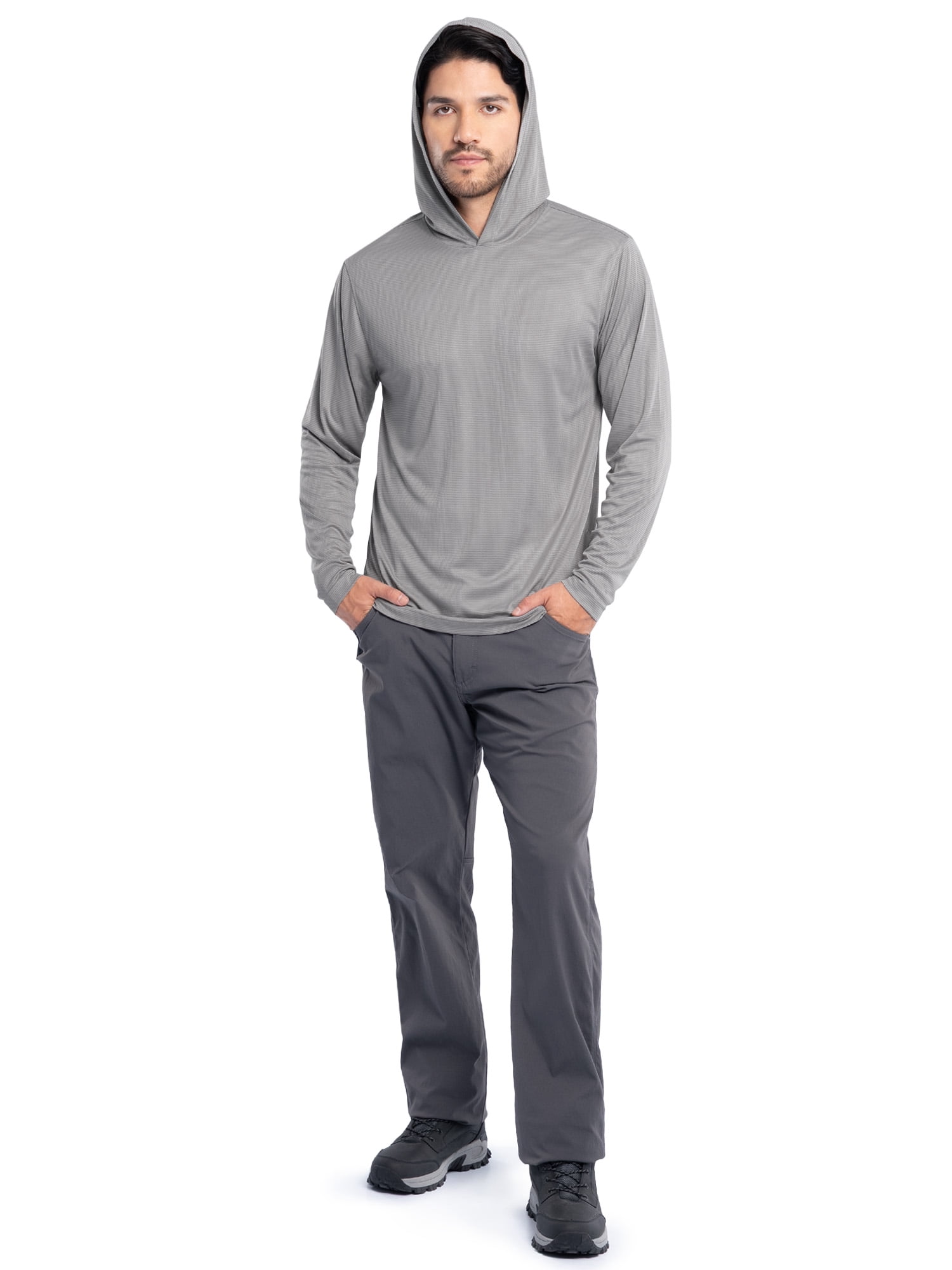 Wrangler Workwear Men’s Performance Knit Ripstop Hoodie with Sun Protection, Size S-3XL