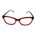 thumbnail image 2 of Apple Bottoms Women Ophthalmic Plastic Square Eyeglass Frames with Apple Bottoms Case, Clear Tint, Model 778 3, Red, 51mm, 1 Pair, 2 of 7