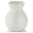 thumbnail image 2 of Better Homes & Gardens Farmhouse Ceramic Vase, 8" x 6.75", White, 2 of 5