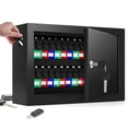 thumbnail image 1 of Llavero Nebakne, caja fuerte de pared antirrobo con 50 llaves y etiquetas para llaves, 1 of 9