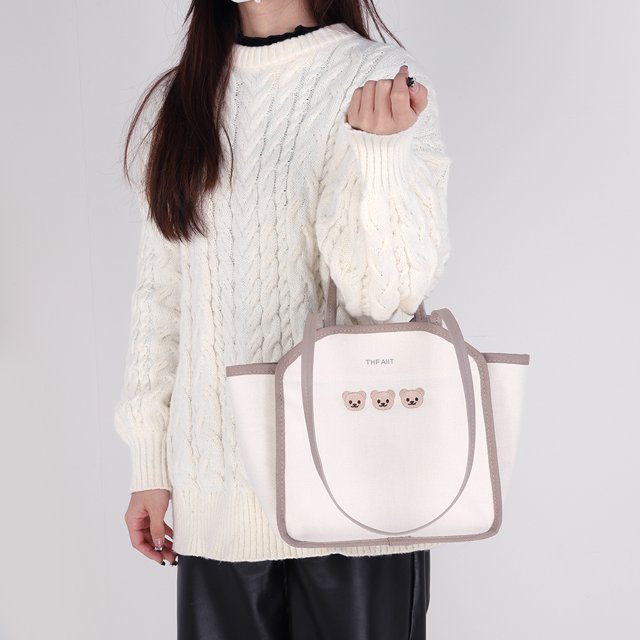 Bolso de maternidad lindo para mujer, bolso de hombro sencillo de lona, bolso diario con conjunto de monedero