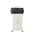 thumbnail image 5 of Luggage Set 4 Pcs (20"/24"/29"/Travel Bag), Pc+Abs Durable Lightweight Luggage With Collapsible Cup Holder, 360° Silent Spinner Wheels, Tsa Lock, White, 5 of 9