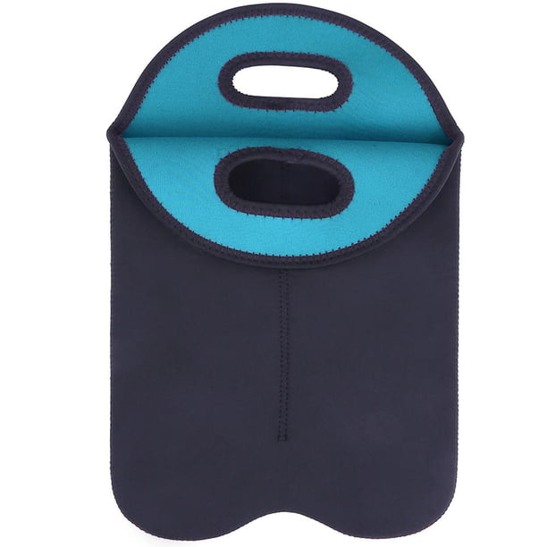 Bolso Botella Vino Portátil 2 Botellas Bolsas Cubierta Neopreno Refrigerador Protectora Aislada Soporte Manga Económica