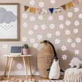 thumbnail image 5 of Pack de 2 Pegatinas de Pared CHAO para Habitación Infantil Margaritas Blancas, 5 of 5