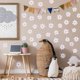 thumbnail image 5 of Pack de 2 pegatinas de pared para habitación infantil, margaritas blancas, pegatinas de pared autoadhesivas, decoración de pared, 5 of 5