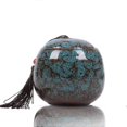 thumbnail image 1 of Small Urn For Human Ashes - 6 Cm Handicrafted Urn - Beautiful Tiny Keepsake Urns - Mini Urn Made Of Ceramic, 1 of 3