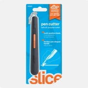 Slice Pen Cutter with Retractable Ceramic Safety Blade, 3-Position Manual Slider