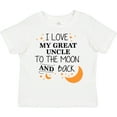 thumbnail image 3 of Inktastic I Love My Great Uncle To The Moon and Back Boys or Girls Toddler T-Shirt, 3 of 5