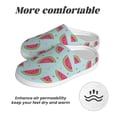 thumbnail image 6 of Yiaed Watermelon Print Slippers Fuzzy Warm Cozy Slippers Non Slip House Slippers For Indoor Outdoor Slippers House Slippers-37/38, 6 of 7