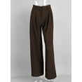 thumbnail image 5 of Women'S Work Pants Wide Leg Dress Pants High Waisted Casual Business Office Pants Slacks Coffee Color M, 5 of 6
