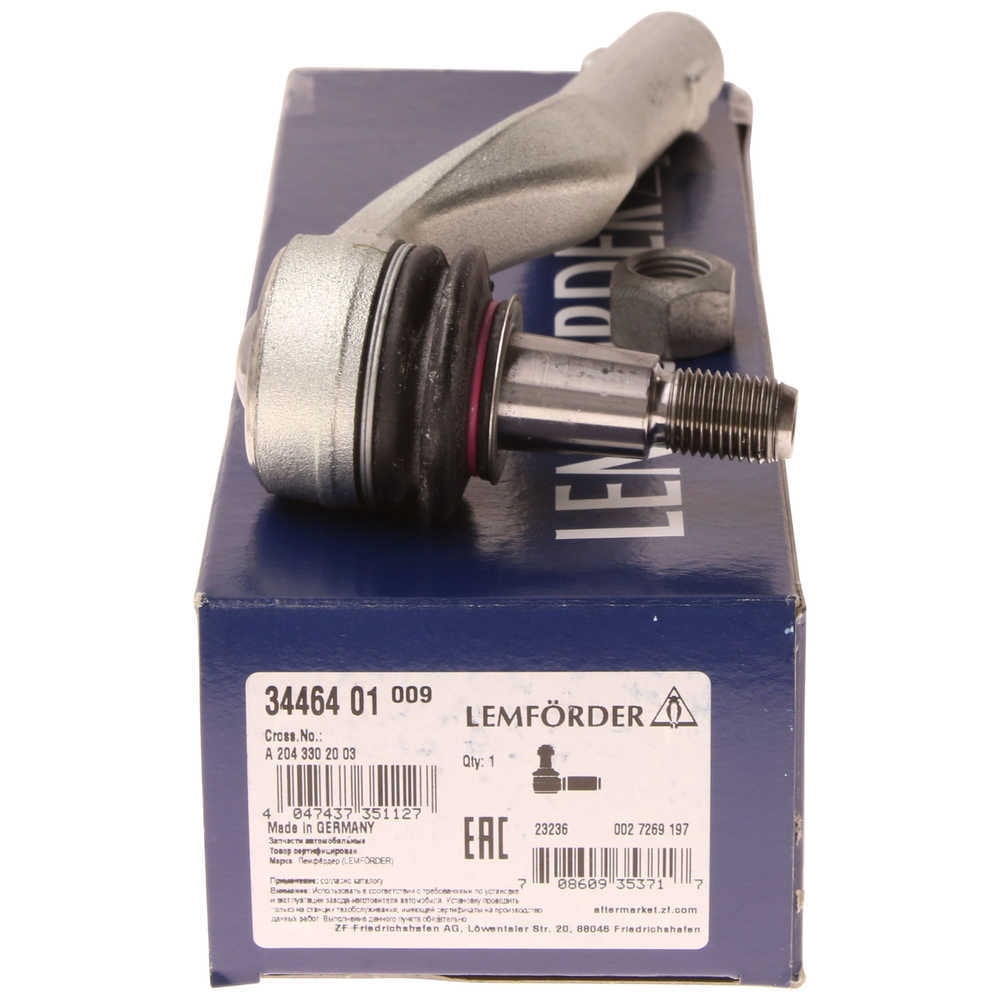 Lemforder 34464 01 Steering Tie Rod End