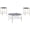 Smoke/White - 3-Piece, variant on Jonelle 2-piece Round Coffee and End Table Set Smoke and Gold