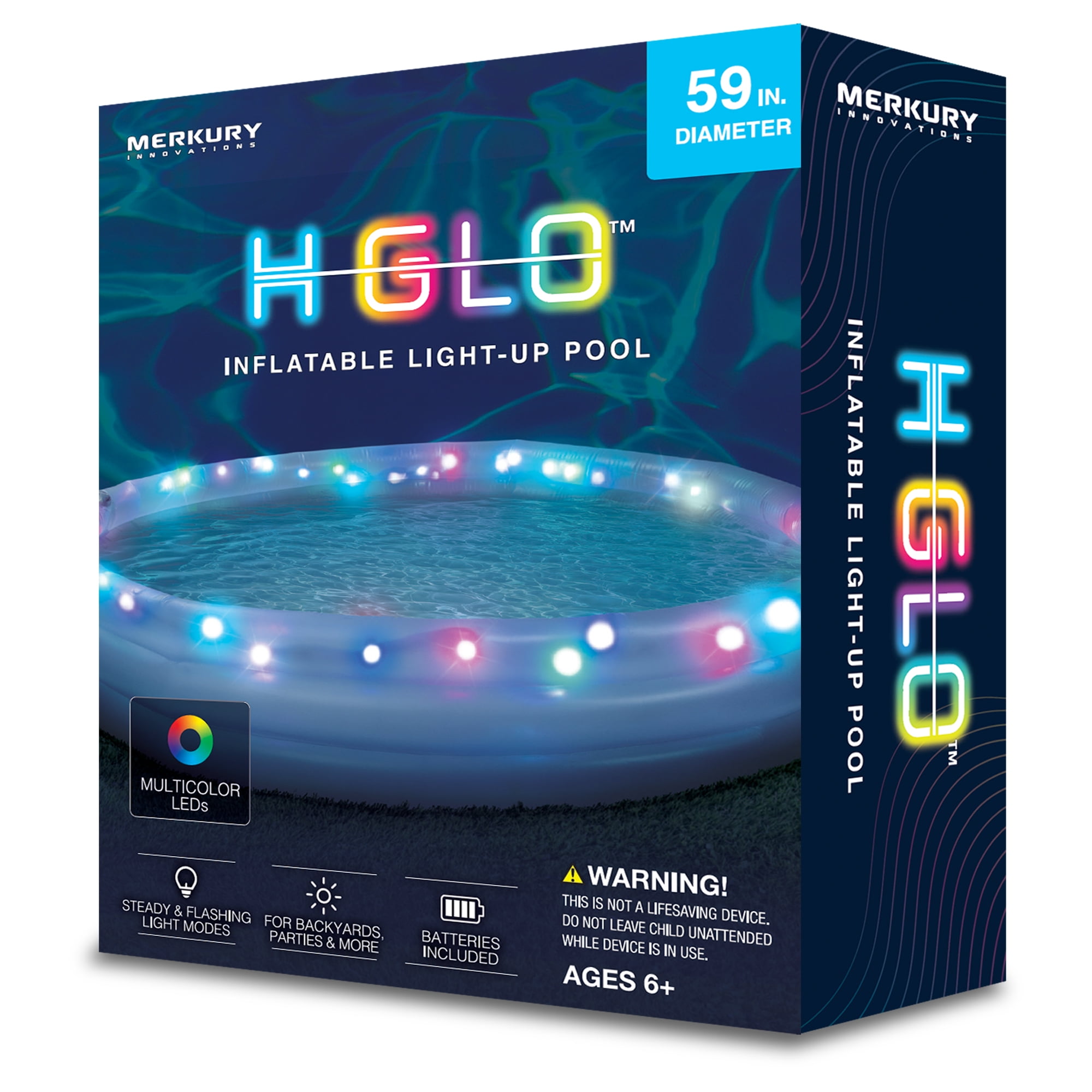 Merkury Innovations H-GLO Round Pool