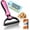 Pink, variant on 2026 New Double-Sided Deshedding Dematting Tool, Undercoat Rake for Dogs & Cats, Extra-Wide Dog Grooming Brush & Deshedder Comb for Long Hair (Blue)