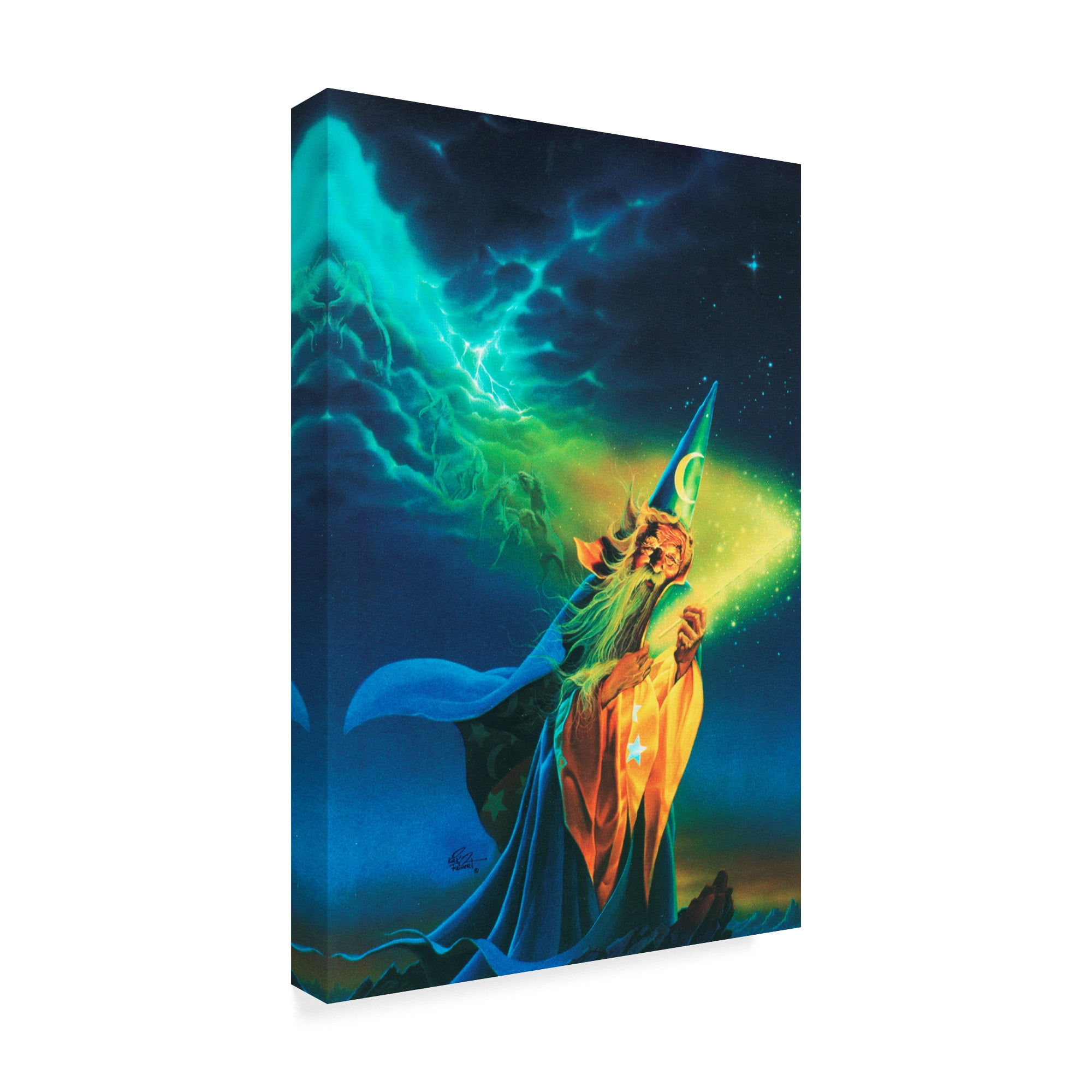Trademark Fine Art 'The Wizard' Canvas Art by Kirk Reinert